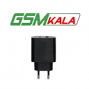 شارژر دیواری سوپر فست و PD دو پورت Miller مدل M-72 38W به همراه کابل شارژ Type-C