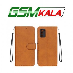 کیف موبایل مگنتی Samsung Galaxy A03s - A02s - عسلی