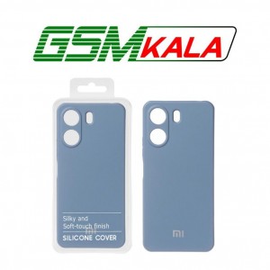 قاب نیو سیلیکون محافظ لنزدار Xiaomi Redmi 13C - Poco C65 - RFF - آبی فیلی