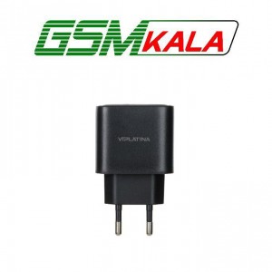 شارژر دیواری فست و PD تک پورت VIPLATINA مدل VC66 25W - مشکی