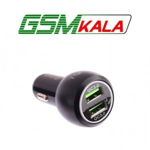 شارژر فندکی فست شارژ TSCO TCG 38 3A QC3.0 PD 36W + کابل تایپ سی