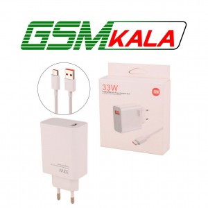 شارژر دیواری 33 وات شیائومی MDY-11-EZ PD 3A + کابل تایپ سی
