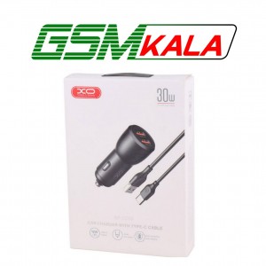 شارژر فندکی فست شارژ XO XO-CC55 3A 18W + کابل تایپ سی