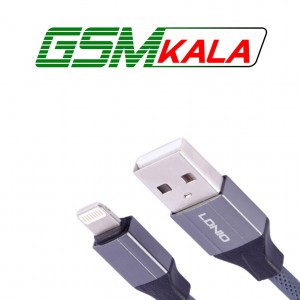 کابل آیفونی فست شارژ Ldnio LS442 2.4A 2m