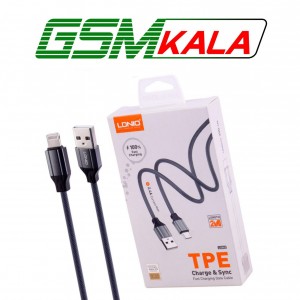 کابل آیفونی فست شارژ Ldnio LS442 2.4A 2m