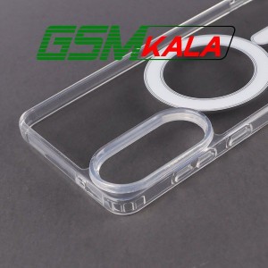 قاب ضد ضربه مگ سیف Clear Case Magnetic سامسونگ Galaxy S25 Edge