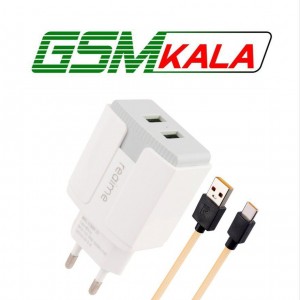 شارژر دیواری فست شارژ Realme R306HY-23 3.1A 15.5W + کابل تایپ سی