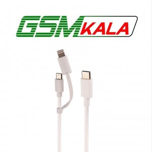 شارژر دیواری فست شارژ Arson AN-88 2.1A PD 10.5W + کابل 3 سر