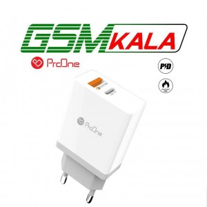 شارژر دیواری 36 وات پرووان PWC510 CH03 QC3 PD 3A