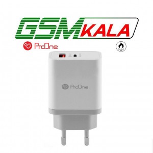 شارژر دیواری 36 وات پرووان PWC510 CH03 QC3 PD 3A