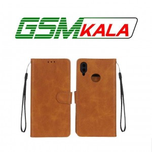 کیف موبایل مگنتی درجه یک MNC مدل Samsung Galaxy A10s - عسلی