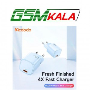 شارژر دیواری 20 وات مک دودو CH-402 PD 3A