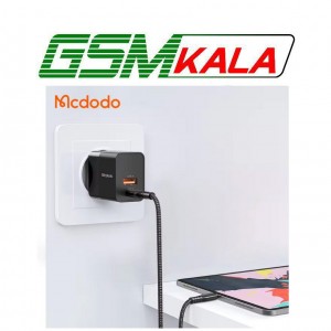 کلگی (شارژر دیواری) فست شارژ Mcdodo CH-195 2Port 3A QC3.0 PD 20W