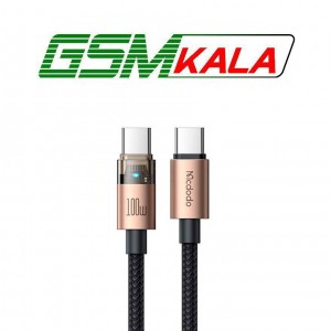 کابل دو سر تایپ سی فست شارژ 100 وات مک دودو CA-558 طول 1.2 متر