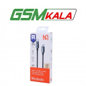 کابل دو سر تایپ سی فست شارژ 100 وات مک دودو CA-558 طول 1.2 متر