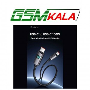 کابل دو سر تایپ سی فست شارژ 100 وات مک دودو CA-561 طول 1.2 متر