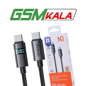 کابل دو سر تایپ سی فست شارژ 100 وات مک دودو CA-561 طول 1.2 متر