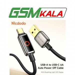 کابل تایپ سی فست شارژ 6 آمپر مک دودو CA-665 طول 1.2 متر