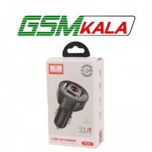 شارژر فندکی فست شارژ Earldom ES-CC32 3.1A PD 18W