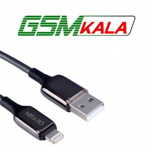 کابل لایتنینگ فست شارژ 3 آمپر اکسیژن LX-18 طول 1.2 متر
