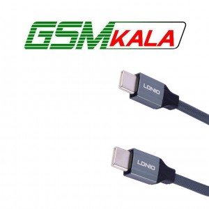 کابل تبدیل فست شارژ Ldnio LC441C Type-C to Type-C PD 65W 1m