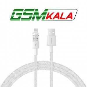 کابل لایتنینگ فست شارژ 2.4 آمپر باسئوس Gem P10373003111 طول 1 متر