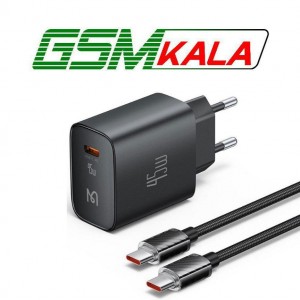 شارژر دیواری 45 وات مک دودو CH-508 GaN PD 3A + کابل تایپ سی