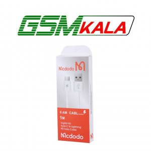 کابل تایپ سی فست شارژ 6 آمپر Mcdodo Highcopy طول 1 متر