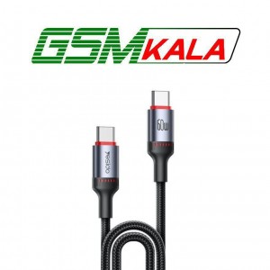 کابل دو سر تایپ سی فست شارژ 60 وات یسیدو CA183 طول 2 متر