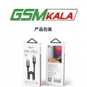 کابل دو سر تایپ سی فست شارژ 60 وات یسیدو CA183 طول 2 متر