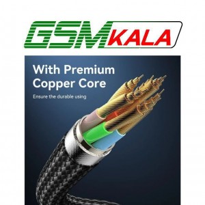 کابل دو سر تایپ سی فست شارژ 60 وات یسیدو CA183 طول 2 متر