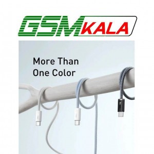کابل دو سر تایپ سی فست شارژ 100 وات باسئوس P10381400111 طول 1 متر