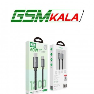 کابل دو سر تایپ سی فست شارژ 60 وات ارلدام EC-199C-C طول 1.2 متر