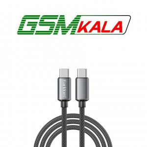 کابل دو سر تایپ سی فست شارژ 60 وات ارلدام EC-199C-C طول 1.2 متر
