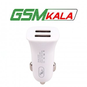 شارژر فندکی فست شارژ Sky Dolphin SZ09T 3.4A 15W + کابل تایپ سی