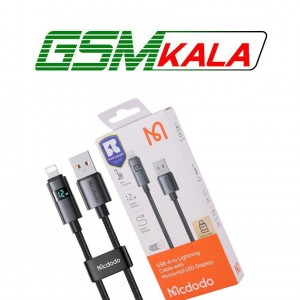 کابل لایتنینگ فست شارژ 12 وات مک دودو CA-649 طول 1.2 متر