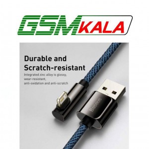 کابل لایتنینگ فست شارژ 2.4 آمپر باسئوس Legend Series Elbow CACS000003 طول 1 متر