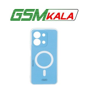 قاب Colorful Magic طرح مگ سیف محافظ لنزدار Xiaomi Redmi 15C - Poco C85 - آبی