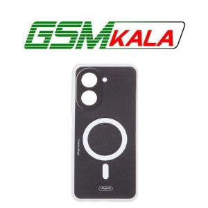 قاب Colorful Magic طرح مگ سیف محافظ لنزدار Xiaomi Redmi A5 - Poco C71 - مشکی