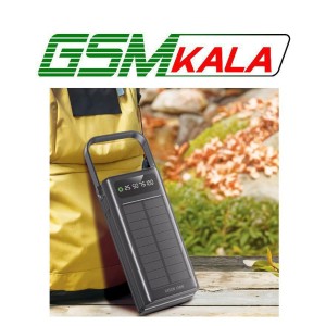 پاور بانک خورشیدی فست شارژ گرین لاین Solar X GLPX49 QC3.0 PD 22.5W ظرفیت 30000 میلی آمپر ساعت