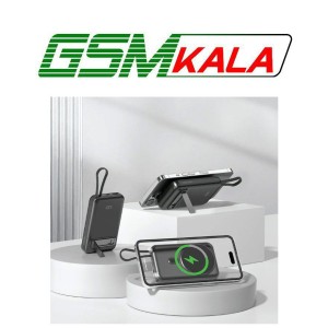 پاور بانک بی سیم فست شارژ گرین لاین DXB MAGSAFE PD 22.5W ظرفیت 10000 میلی آمپر ساعت