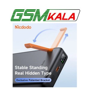 پاور بانک بی سیم فست شارژ مک دودو MC-146 PD 20W ظرفیت 10000 میلی آمپر ساعت