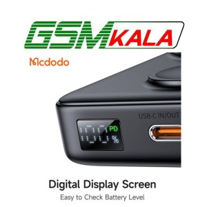 پاور بانک بی سیم فست شارژ مک دودو MC-146 PD 20W ظرفیت 10000 میلی آمپر ساعت