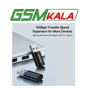 تبدیل Baseus Ingenuity Series ZJJQ0001 Type-C to USB3.1 OTG