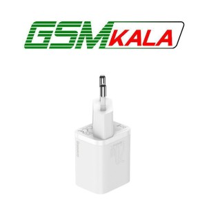 شارژر دیواری فست شارژ Baseus TZCCSUP-B 3A QC3.0 PD 20W Type-C + کابل Type-C to Lightning