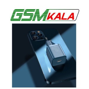 شارژر دیواری فست شارژ Baseus TZCCSUP-B 3A QC3.0 PD 20W Type-C + کابل Type-C to Lightning