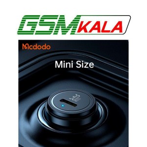 شارژر فندکی 30 وات مک دودو CC-7492 + کابل تبدیل تایپ سی