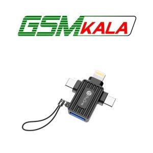 تبدیل USB OTG به میکرو یو اس بی / تایپ سی / لایتنینگ پرووان PCO10