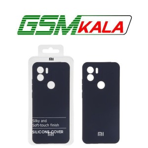 قاب نیو سیلیکون محافظ لنزدار Xiaomi Redmi A1 Plus - Redmi A2 Plus - RFF - سرمه ای