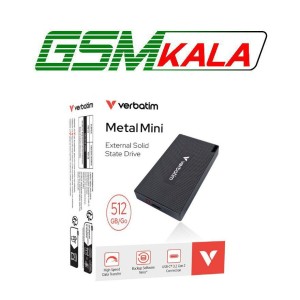 حافظه اکسترنال SSD ورباتیم Verbatim Metal Mini 512GB
